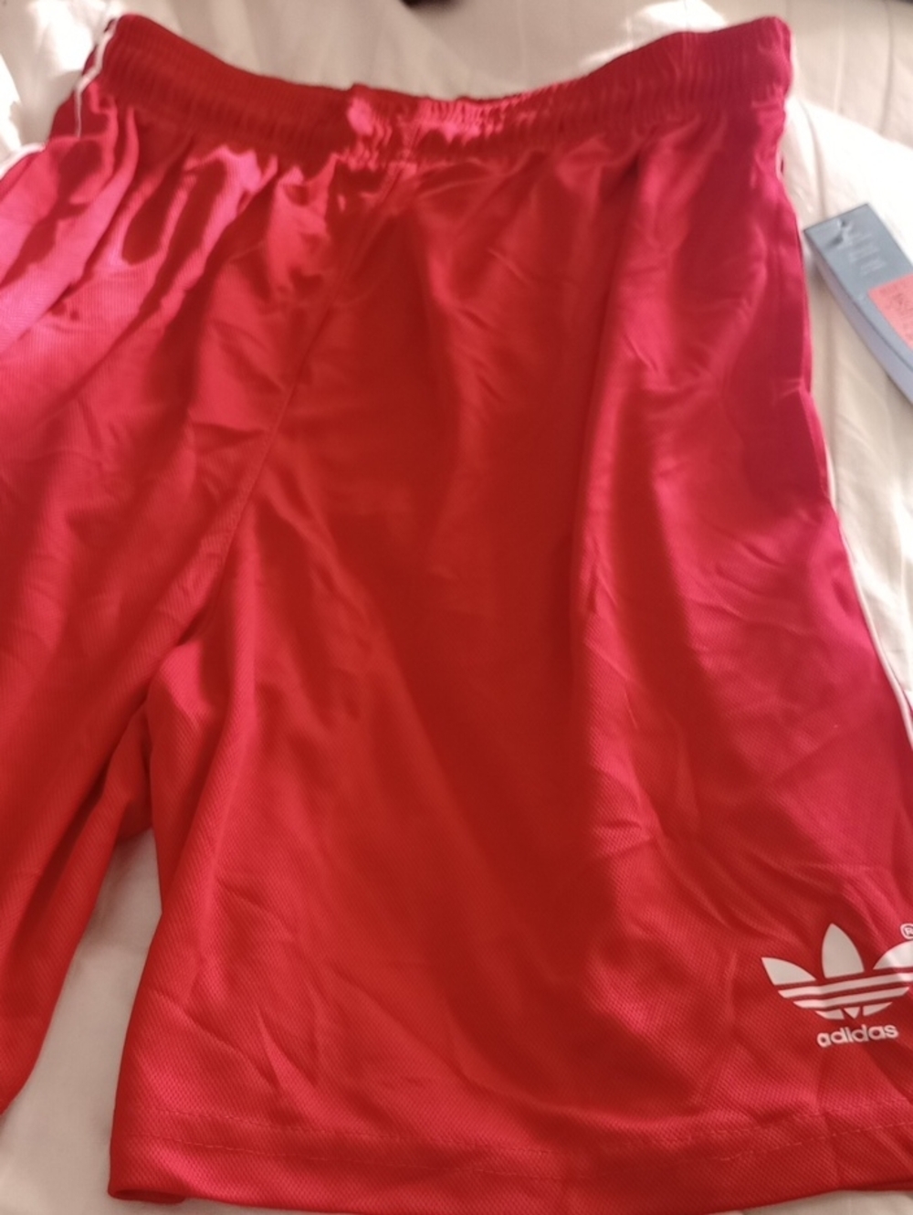 🔥2/$25 NWT ADIDAS Navy Athletic Training Shorts with Trefoil Logo